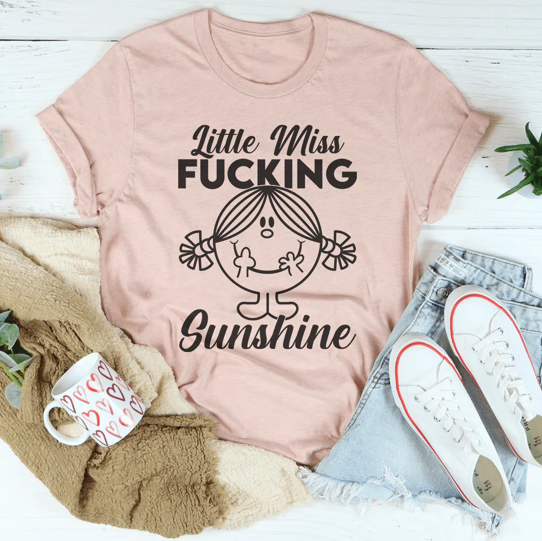 Sassy Attitude Short-Sleeve Tee – "Little Miss F* Sunshine"