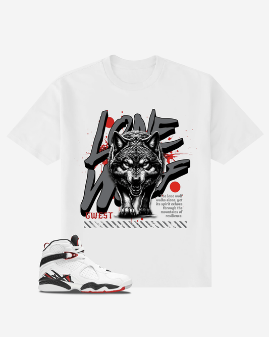 Camiseta extragrande G West Lone Wolf para hombre