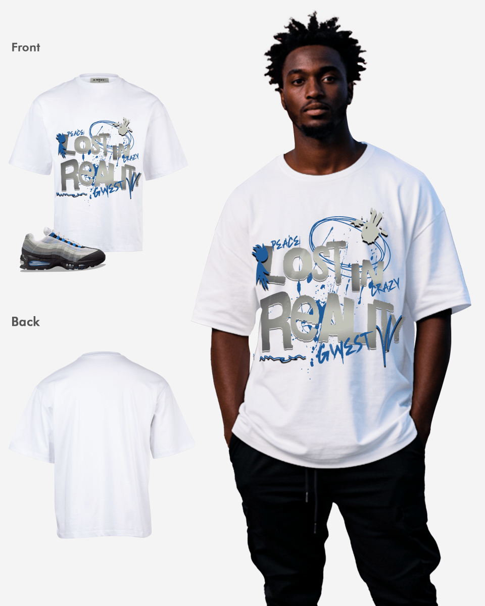 G West Lost In Reality Oversized Men's T-Shirt