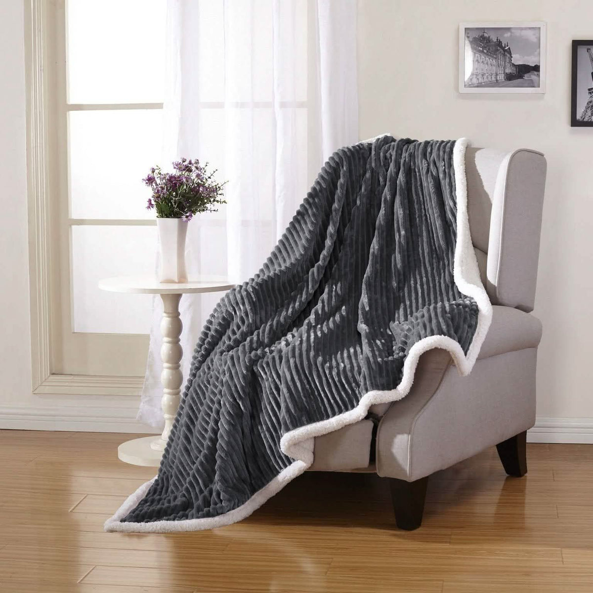 Sherpa Reversible de Lujo de Diseñador