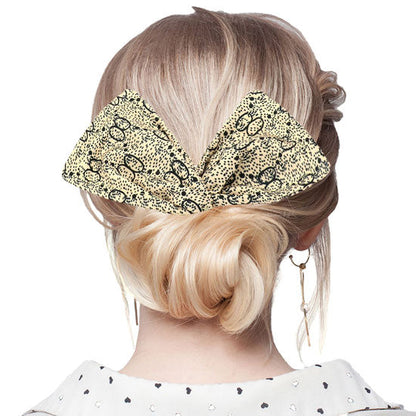 Luxury Patterned Deft Bun Maker Hair Band