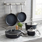 Ceramic Nonstick Cookware Set, 12-Piece