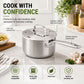 5-Ply Stainless Steel Saucepan with Lid