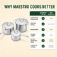 Stainless Steel Pot Set, 6-Piece