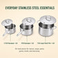 Stainless Steel Pot Set, 6-Piece