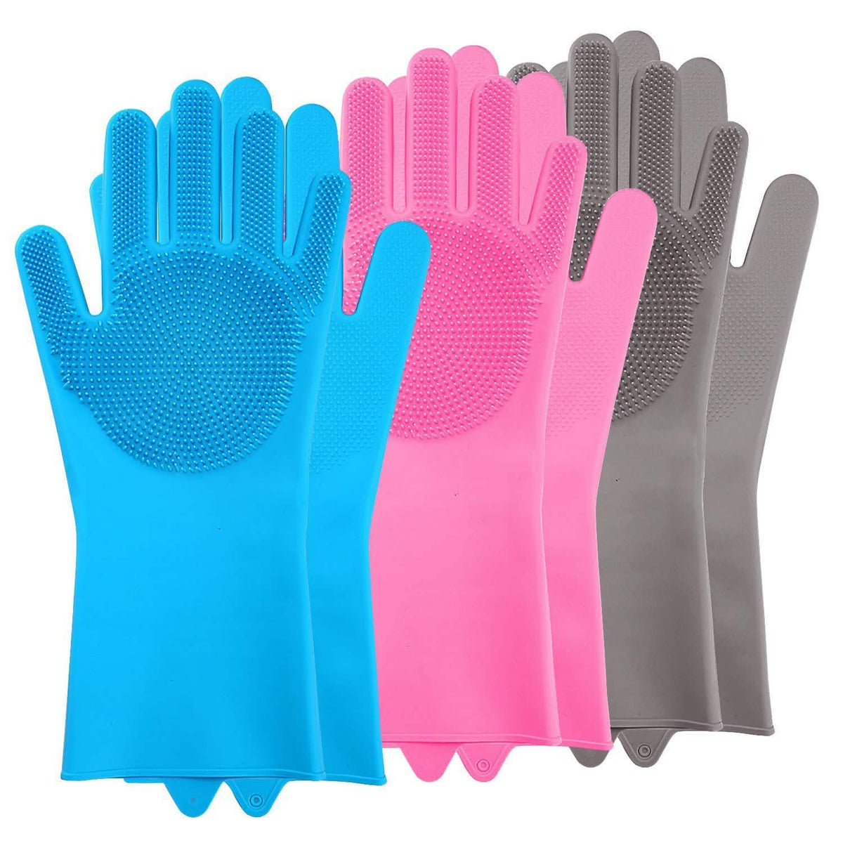 Guantes Mágicos de Silicona para Lavar Platos