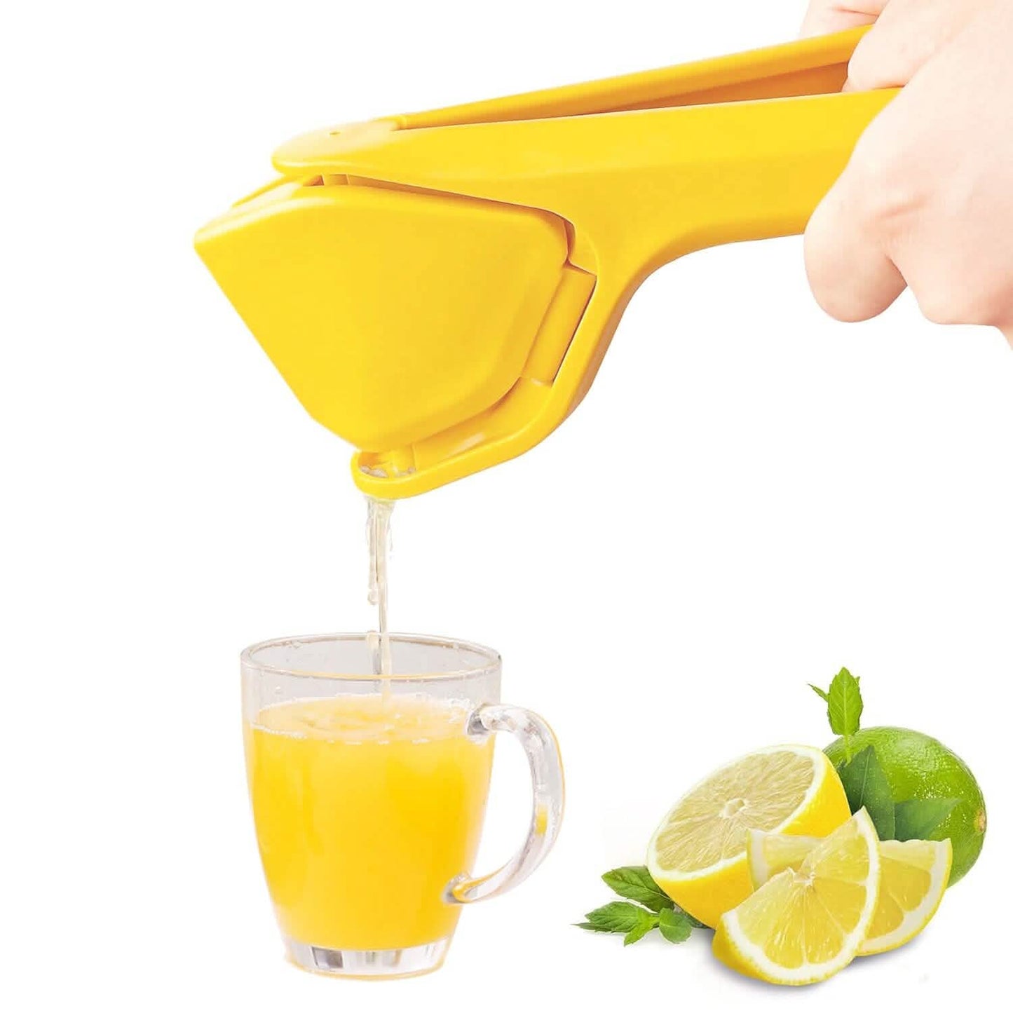 Exprimidor manual de limones con diseño plegable plano