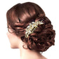 Marquise Stone Accented Rhinestone Hair Comb