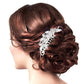 Marquise Stone Accented Rhinestone Hair Comb