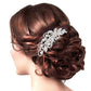 Marquise Stone Accented Wedding Bridal Rhinestone Hair Comb