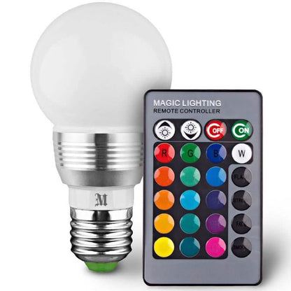 Bombillas de luz LED que cambian de color Massimo Retro
