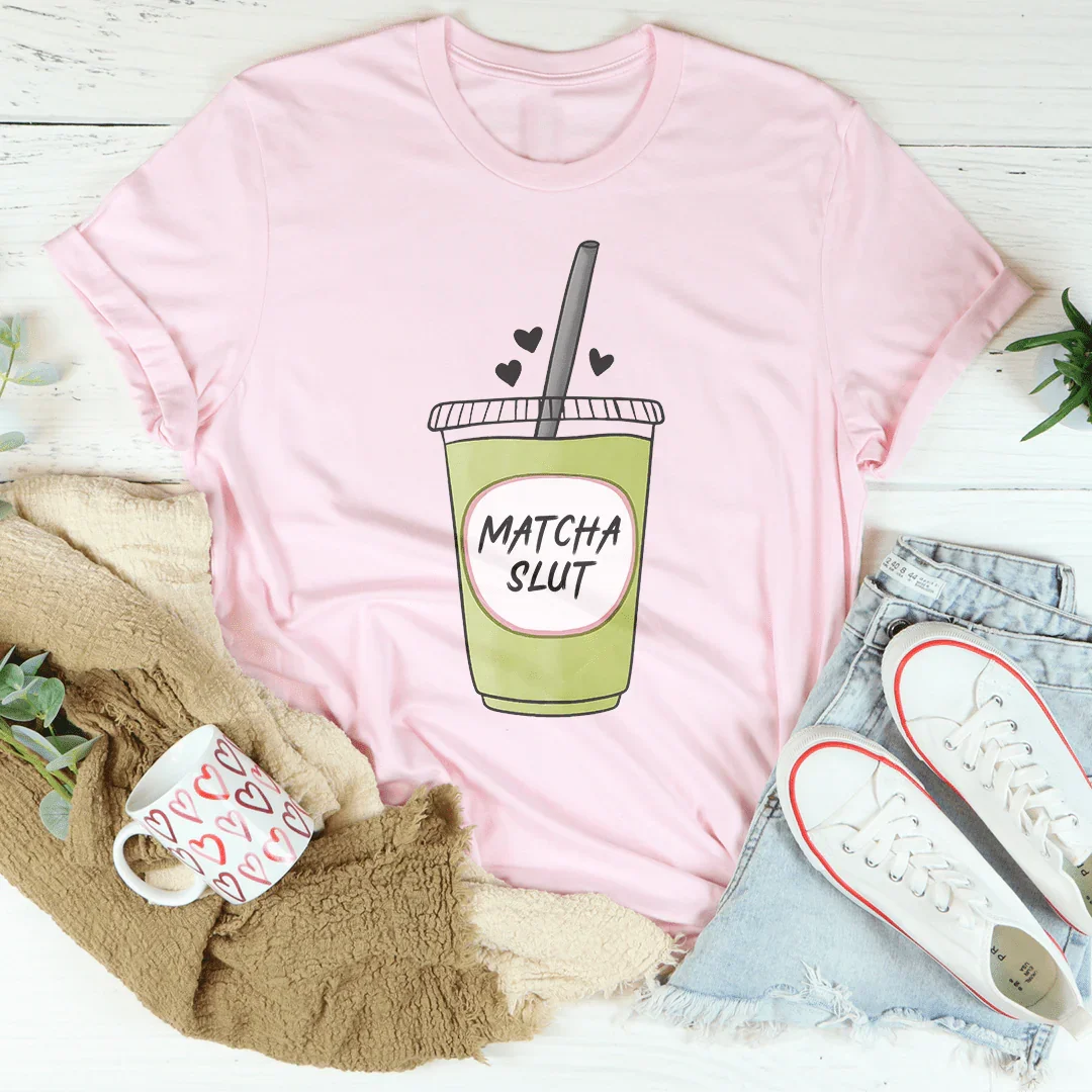 Matcha Lover Casual Shirt – "Matcha Slut"