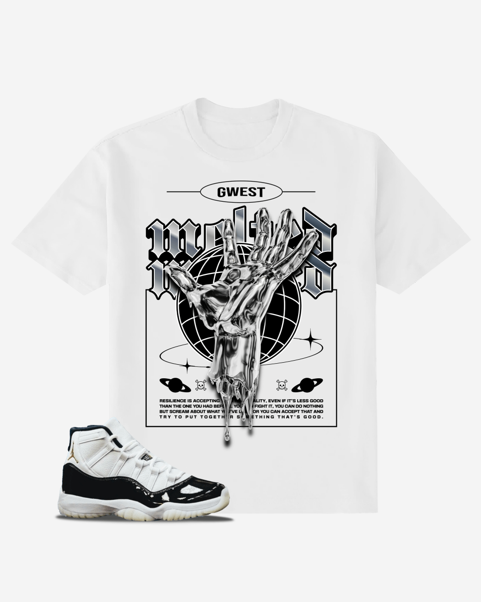 G West Melted Oversized T-Shirt Mens