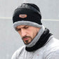 Gorros de punto para hombre y mujer con forro polar