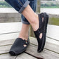 Zapatos Casuales de Hombre sin Cordones de Cuero Calado