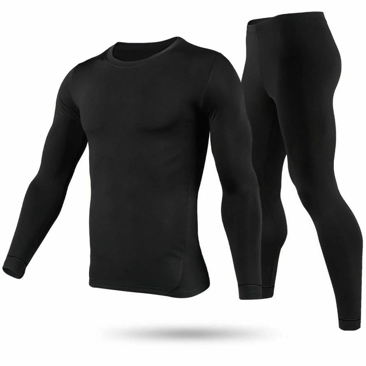 Conjunto de ropa interior térmica para hombre - Calzoncillos largos y camiseta de manga larga