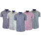 Men's Short Sleeve Slim-Fit Casual Dress Shirts