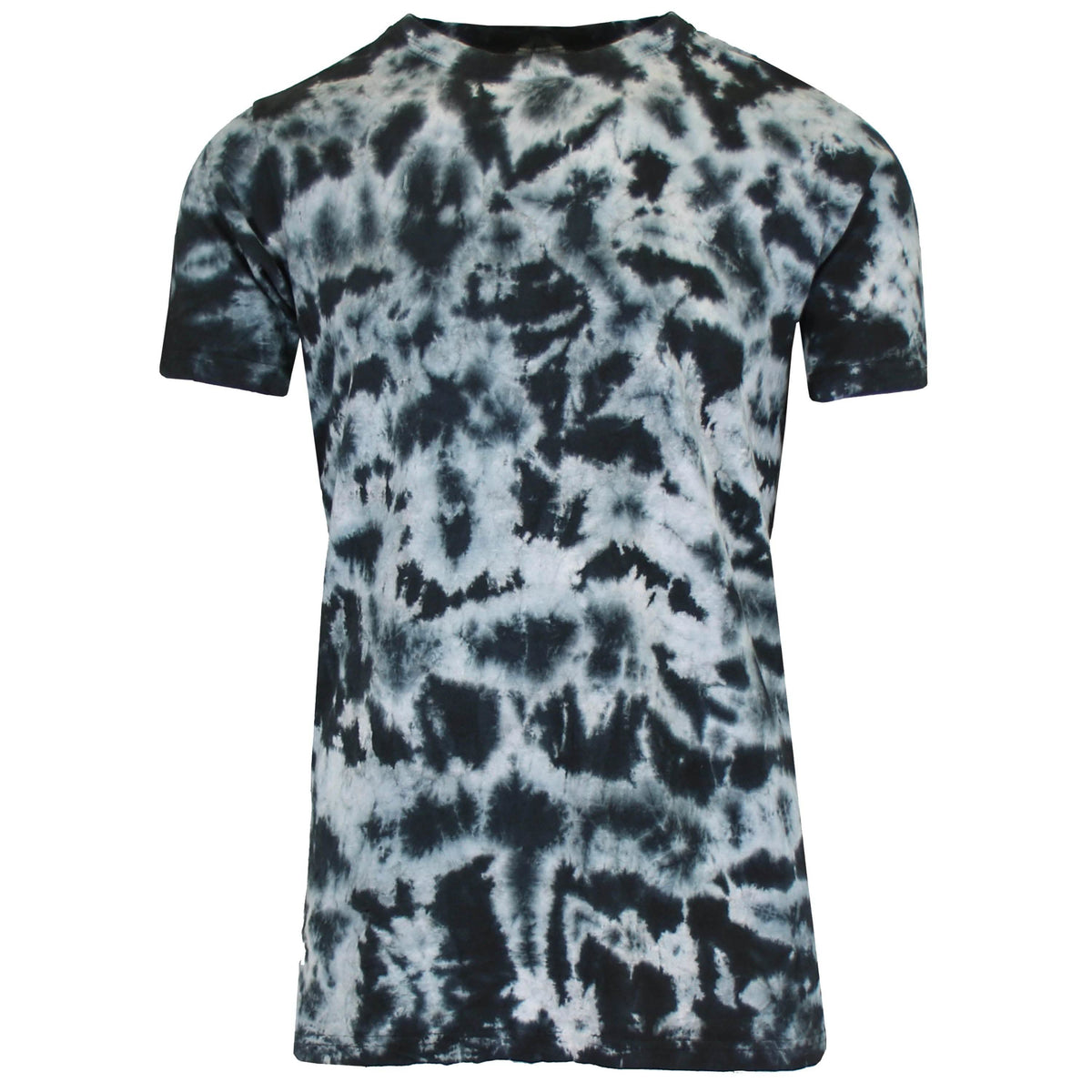 Camiseta de algodón tie-dye de manga corta para hombre