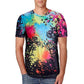 Men's T-shirt 3D Print Print Short Sleeve Going out Tops Streetwear