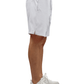 Men's Tennis Shorts - Spin Shorts with Pockets & UV Protection - White