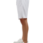 Men's Tennis Shorts - Spin Shorts with Pockets & UV Protection - White