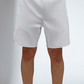 Men's Tennis Shorts - Spin Shorts with Pockets & UV Protection - White