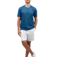 Men's Tennis Shorts - Spin Shorts with Pockets & UV Protection - White