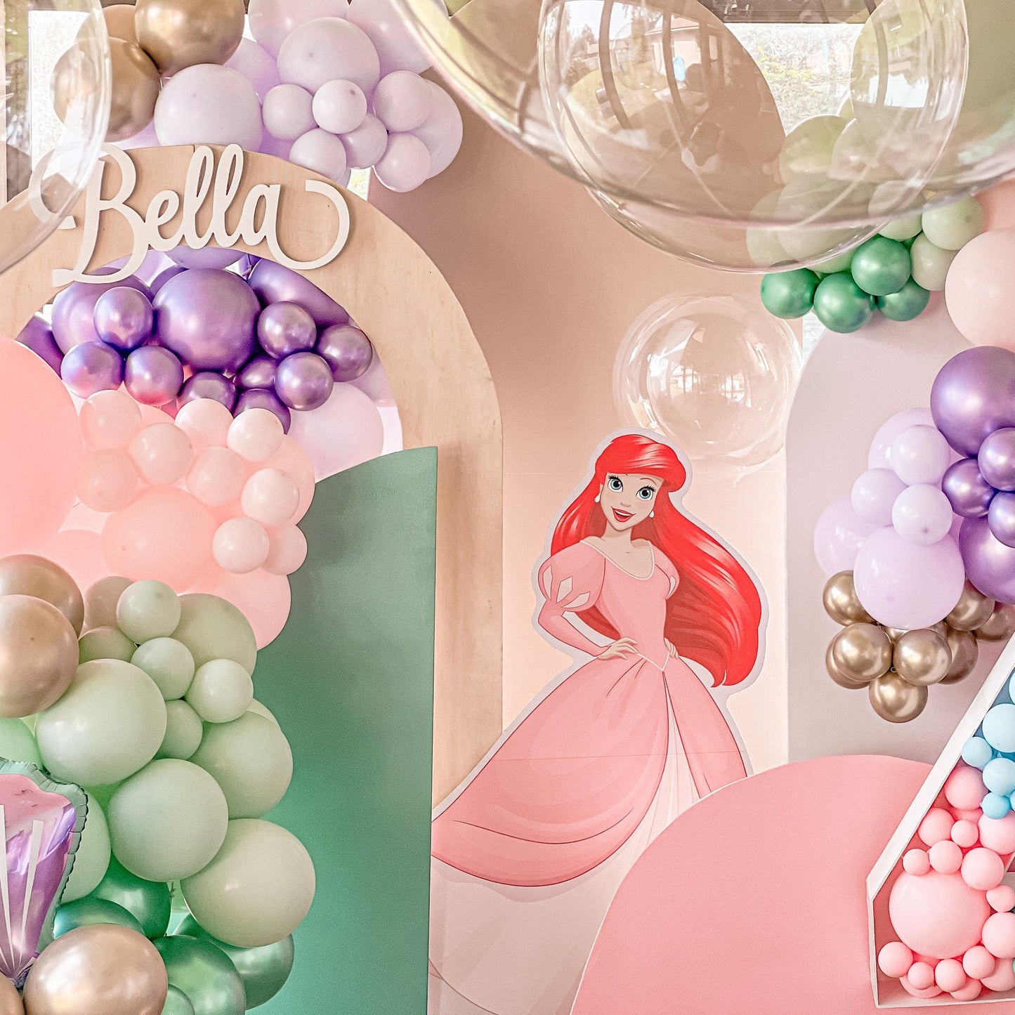 Kit de guirnalda de globos de sirena