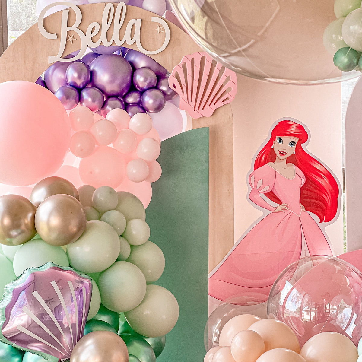 Kit de guirnalda de globos de sirena