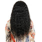Peluca con Cierre de Cabello Humano 100% con Encaje Transparente 4x4, Rizos Desordenados