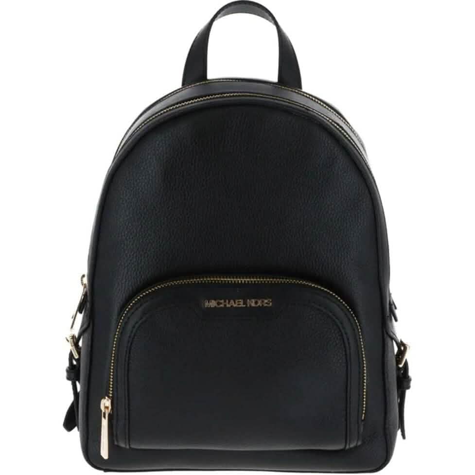 Michael Kors Jaycee Mochila Mediana con Logo - Negra (Reacondicionada)
