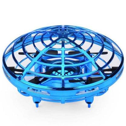 Mini helicóptero ovni dron RC, avión con sensor de mano infrarrojo