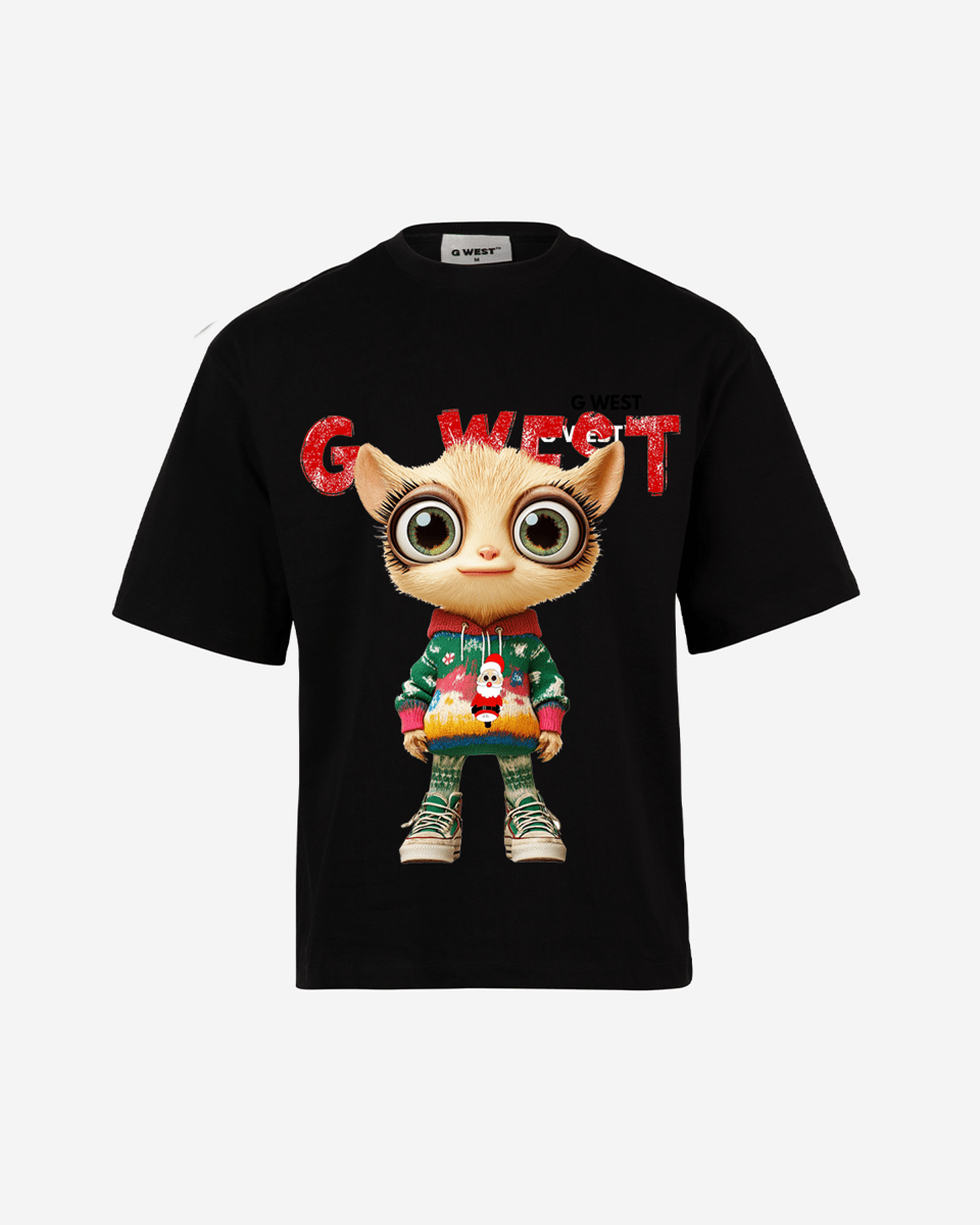 G West Mistletoe Mischief Oversized T-Shirt Mens