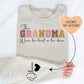 This Grandma Wears Her Heart On Her Sleeve Custom Sweatshirt