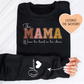This Mama Wears Her Heart on Her Sleeve Custom Sweatshirt