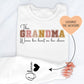 This Grandma Wears Her Heart On Her Sleeve Custom Sweatshirt