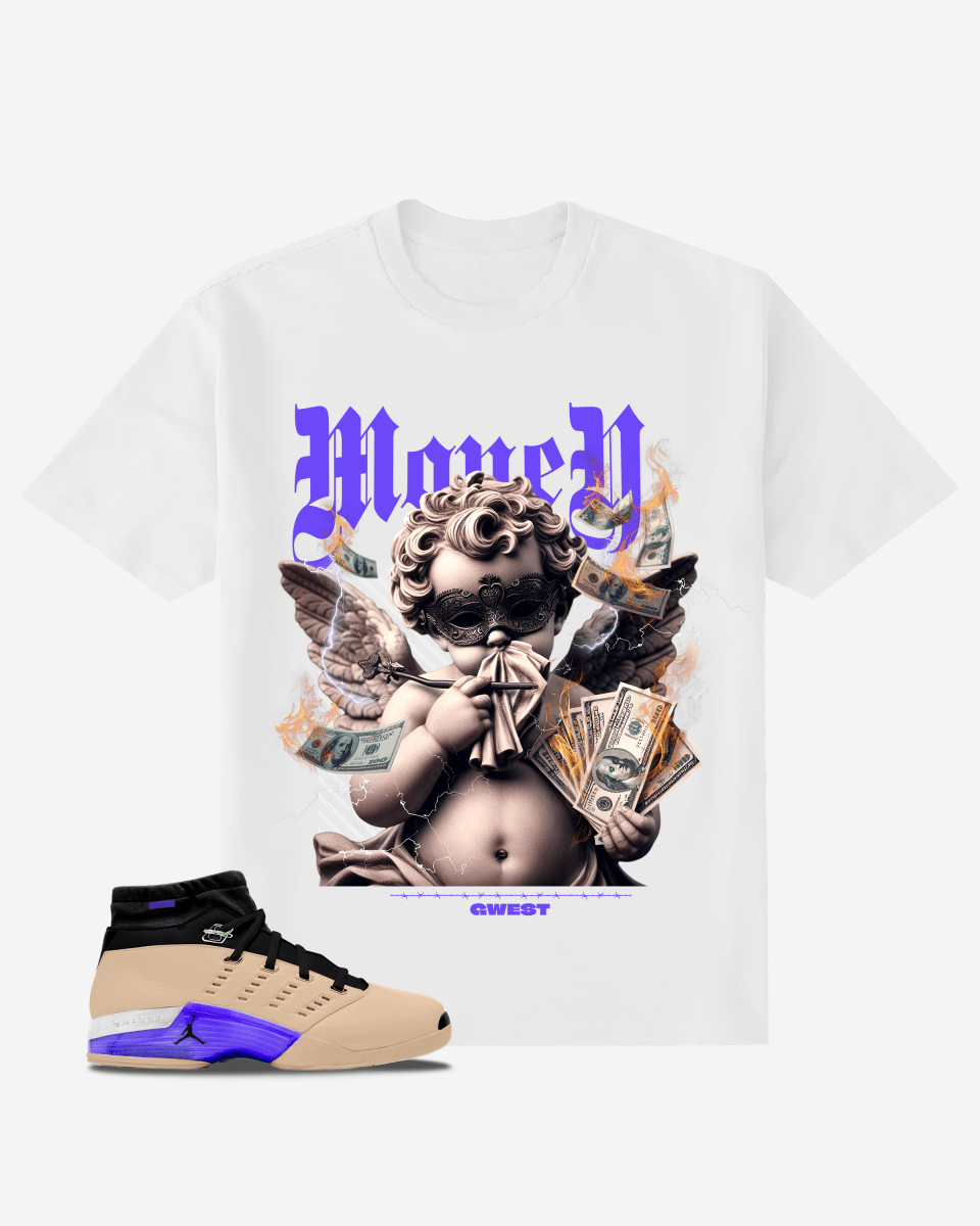 G West Money Is Everything Oversized T-Shirt Mens