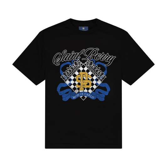 Camiseta del escudo de ajedrez Montecarlo