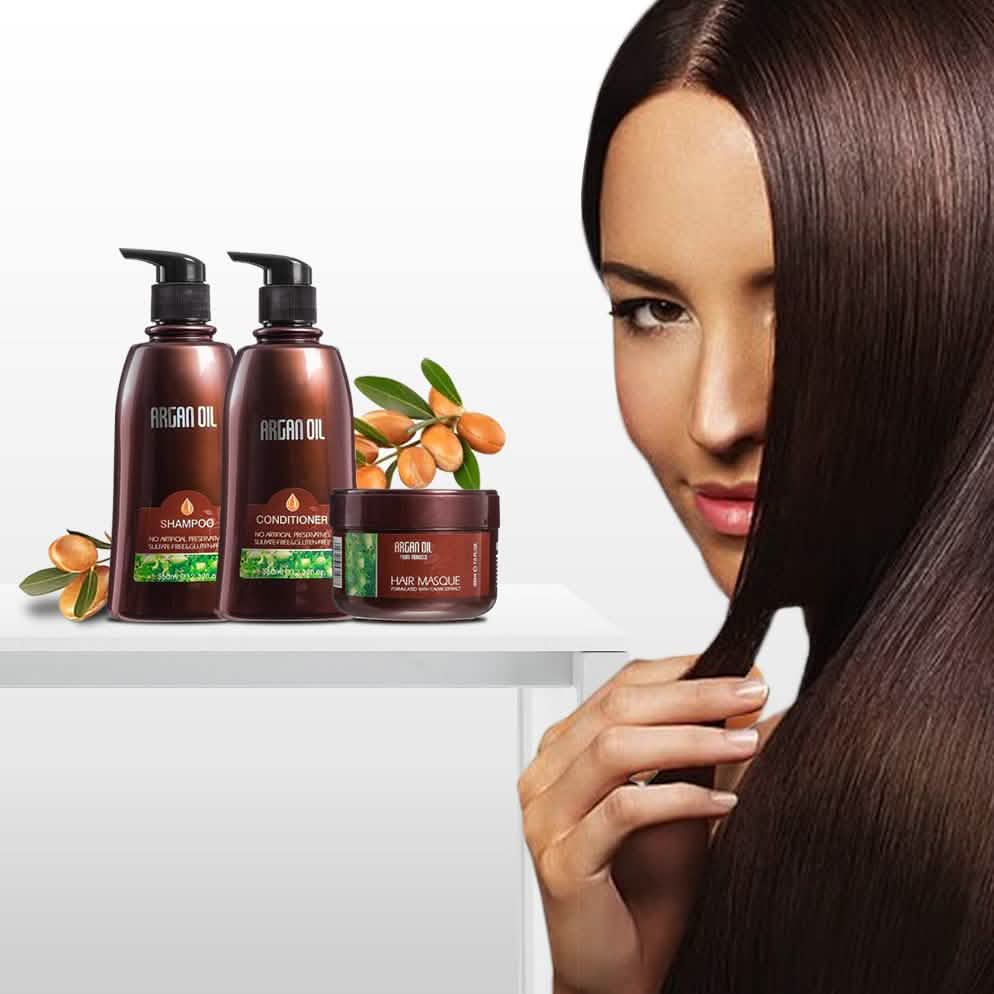 Set de regalo de cuidado capilar Moroccan Oil