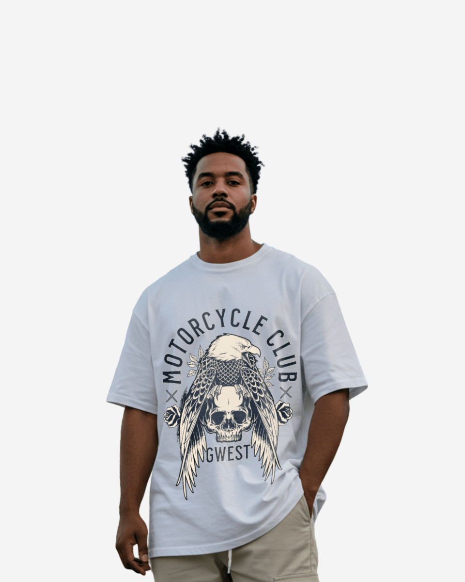 G West Motorcycle club Oversized T-Shirt Mens