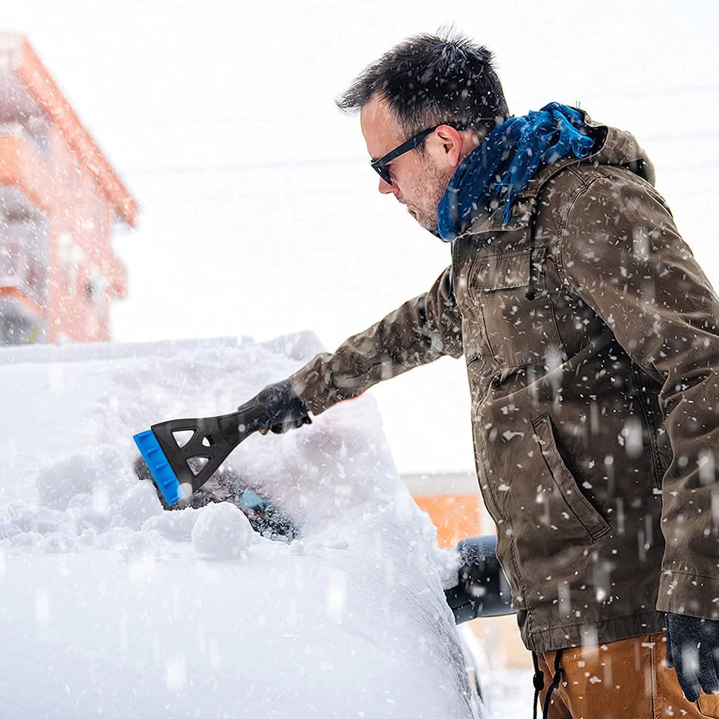 Moyidea Raspador de hielo extensible de 36"