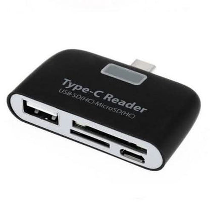 Portátil multifuncional inteligente 4 en 1 para PC, teléfono duradero, TF, Micro SD