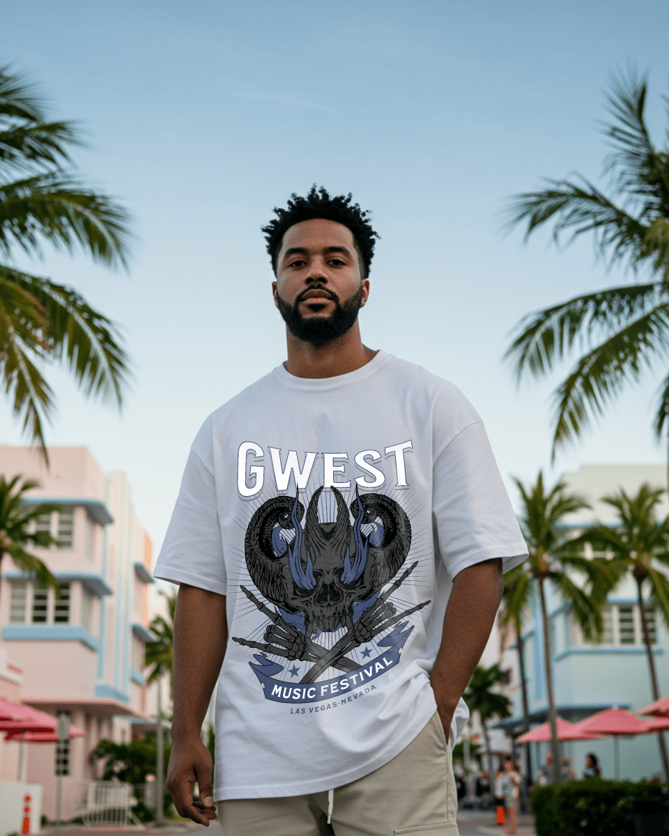 G West Music Festival Oversized T-Shirt Mens