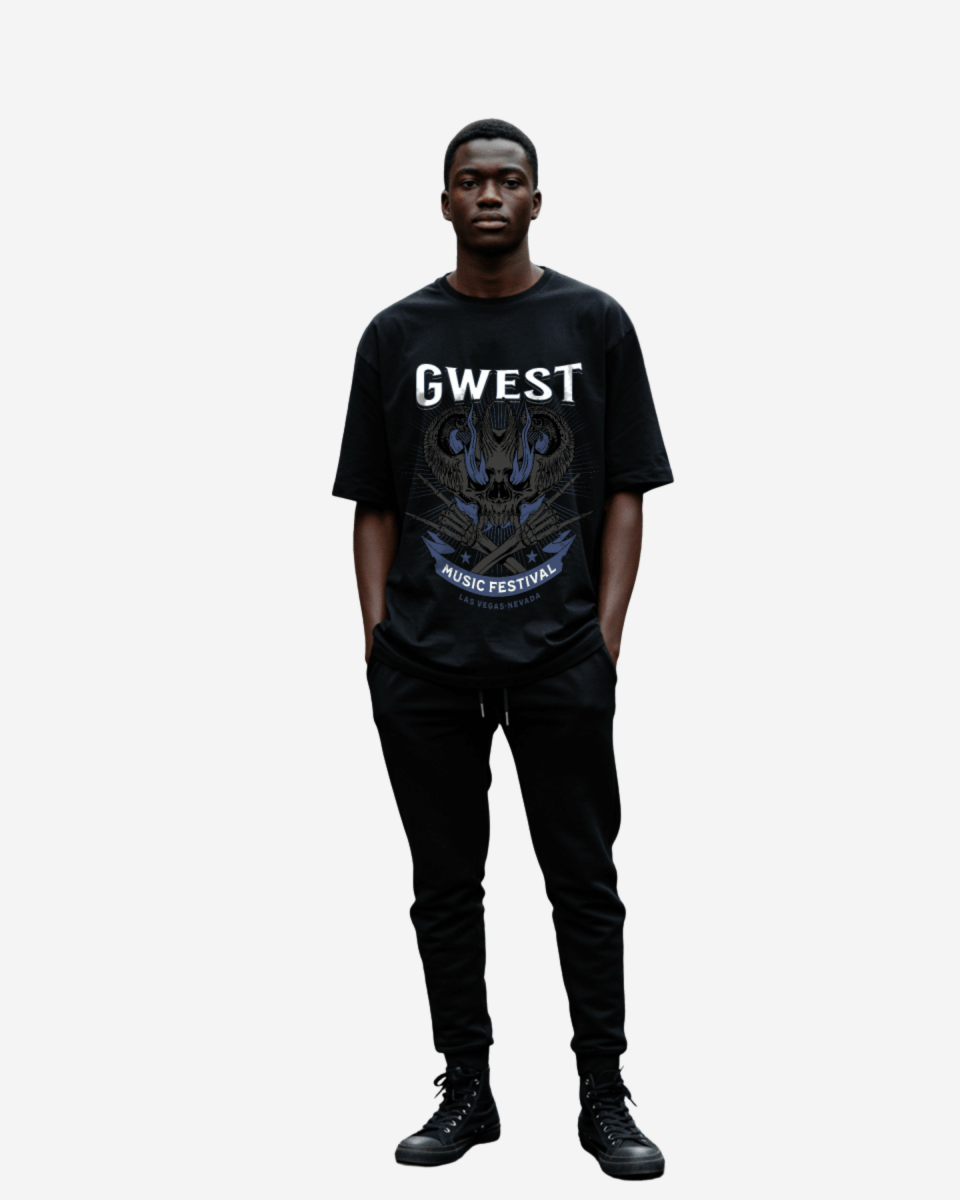 G West Music Festival Oversized T-Shirt Mens