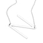 N Monogram Metal Pendant Necklace