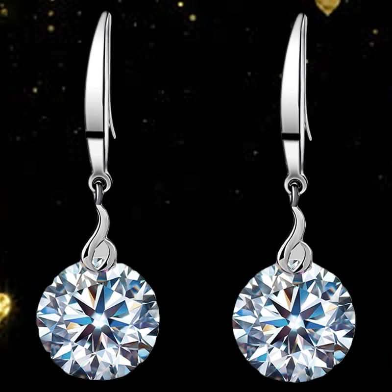 Pendientes de gancho Naked Drill con cristales de Swarovski