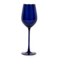 Navy Gloss Wine Glasses-Set of 4