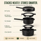 5-Piece Stackable Ceramic Nonstick Set