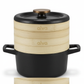 Enameled Cast Iron Dutch Oven with Steamer, 2.5-Qt