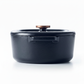 Enameled Cast Iron Oval Dutch Oven, 6-Qt